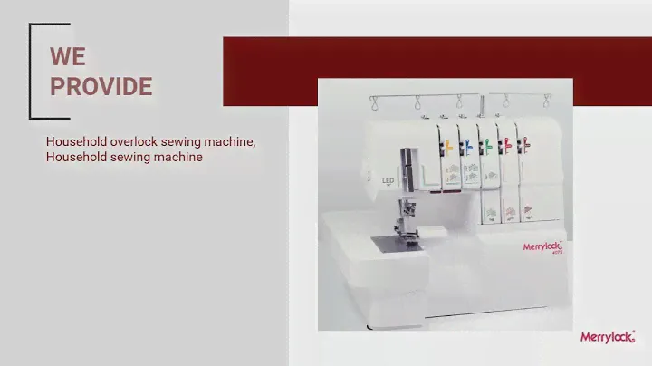 Merrylcok  -  We design creativity Household Auto Tension Overlock & Coverstitch COMBO machine